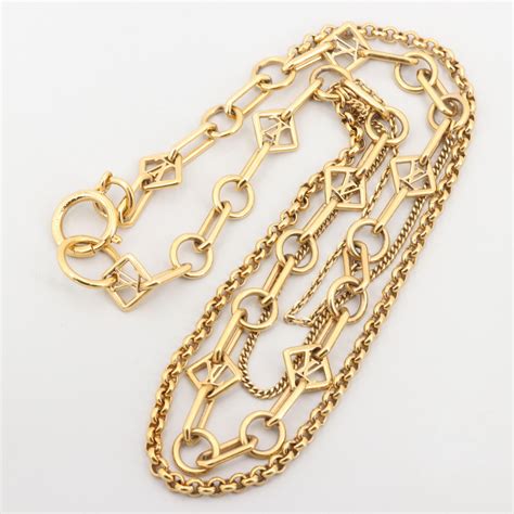 louis vuitton mens gold necklace|louis vuitton men's chains.